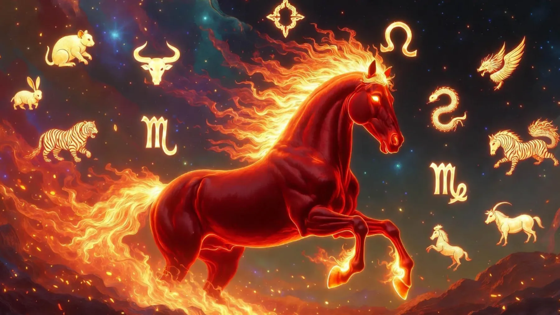 Kitajski horoskop 2026: Kaj prinaša leto ognjenega konja vsem znamenjem kitajskega zodiaka