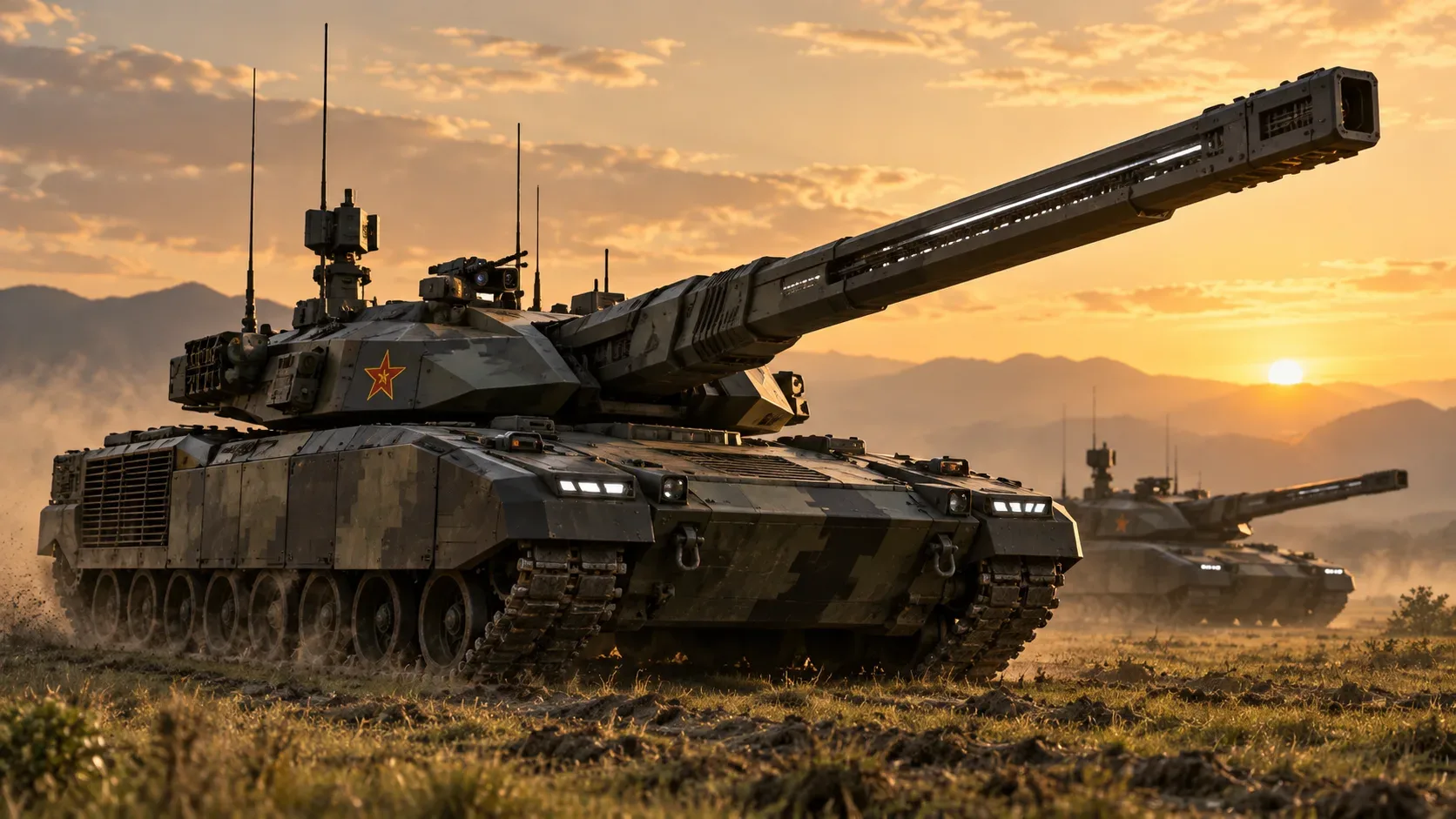 Kitajski nuklearni tank prihodnosti: 60-tonski monstrum z tirnim topom in dosegom 450 kilometrov