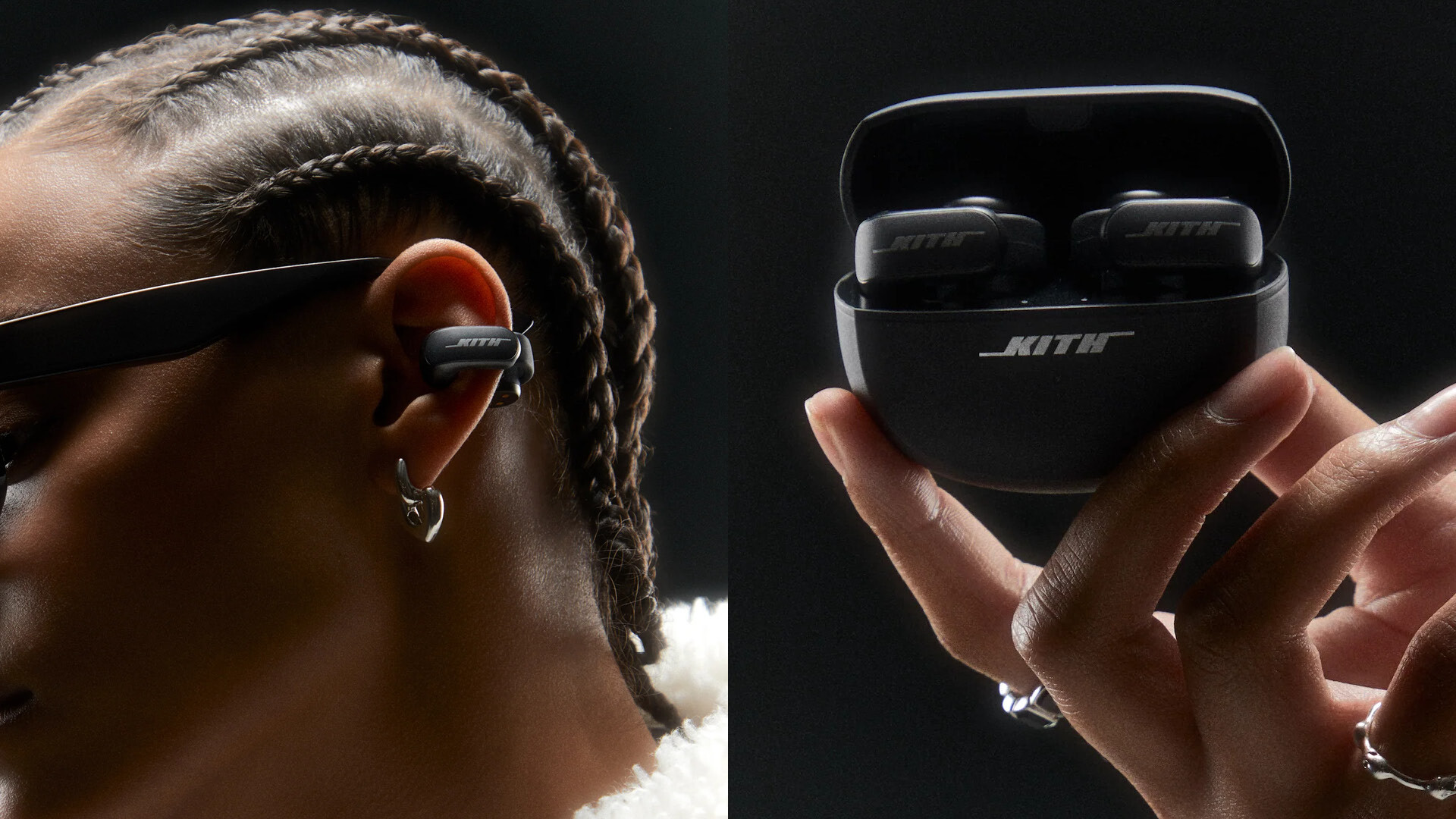 Kith x Bose: svet brezžičnih slušalk postaja moden z modelom – Kith x Bose Ultra Open Earbuds