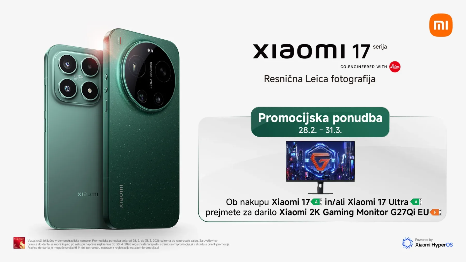 Ko ugasnejo žičnice, se prava zgodba šele začne: Testirali smo Xiaomi 17 Ultra v nočni Kranjski Gori