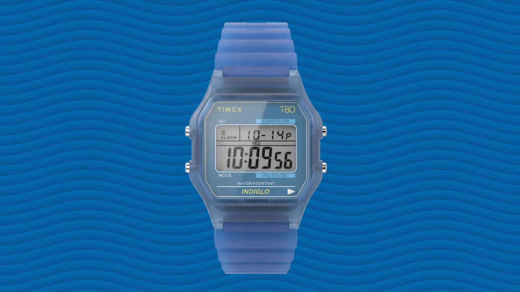 Kultna digitalna ura iz 80. let se vrača v prozorni preobleki: Timex T80 Resin stane le 109 evrov