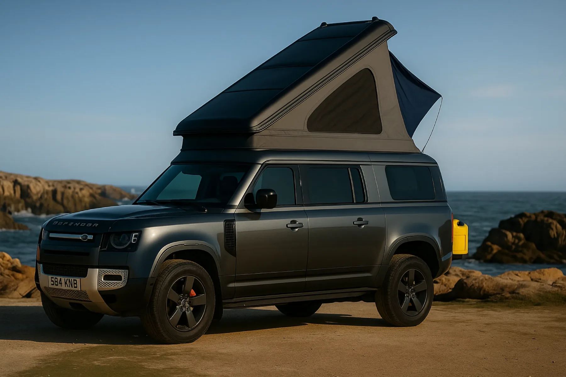 Land Rover Defender Alu-Cab PopUp integriran strešni šotor: so sanje o Defenderju s pop-up streho, ki zaenkrat še ne obstaja