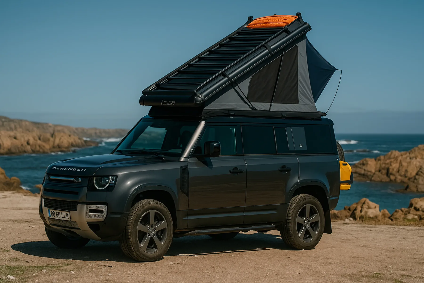 Land Rover Defender Alu-Cab PopUp integriran strešni šotor: so sanje o Defenderju s pop-up streho, ki zaenkrat še ne obstaja