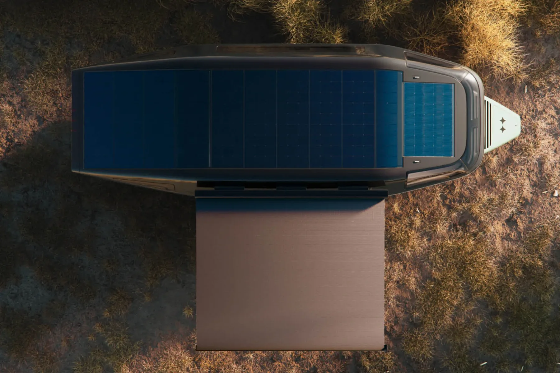Lightship AE.1 Panos: samopogonska električna prikolica za SUV-je – 44 kWh, 100 kW DC in 10 panoramskih oken