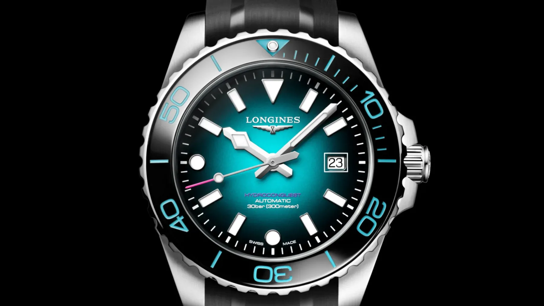 Longines HydroConquest Commonwealth Games 2026: turkizna fumé senzacija, ki je Glasgow označila bolj zvesto kot katerakoli ura
