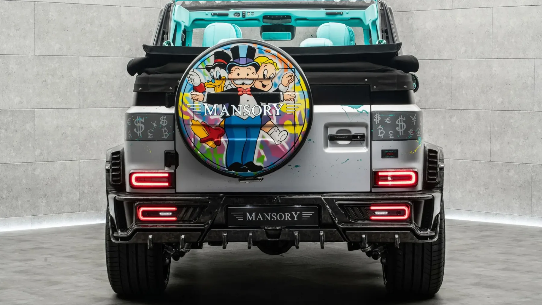 Mansory x Alec Monopoly: AL3C MONO907Y G-Wagen je ročno poslikana umetniška rariteta