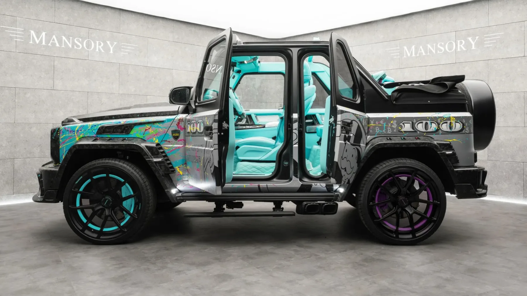 Mansory x Alec Monopoly: AL3C MONO907Y G-Wagen je ročno poslikana umetniška rariteta