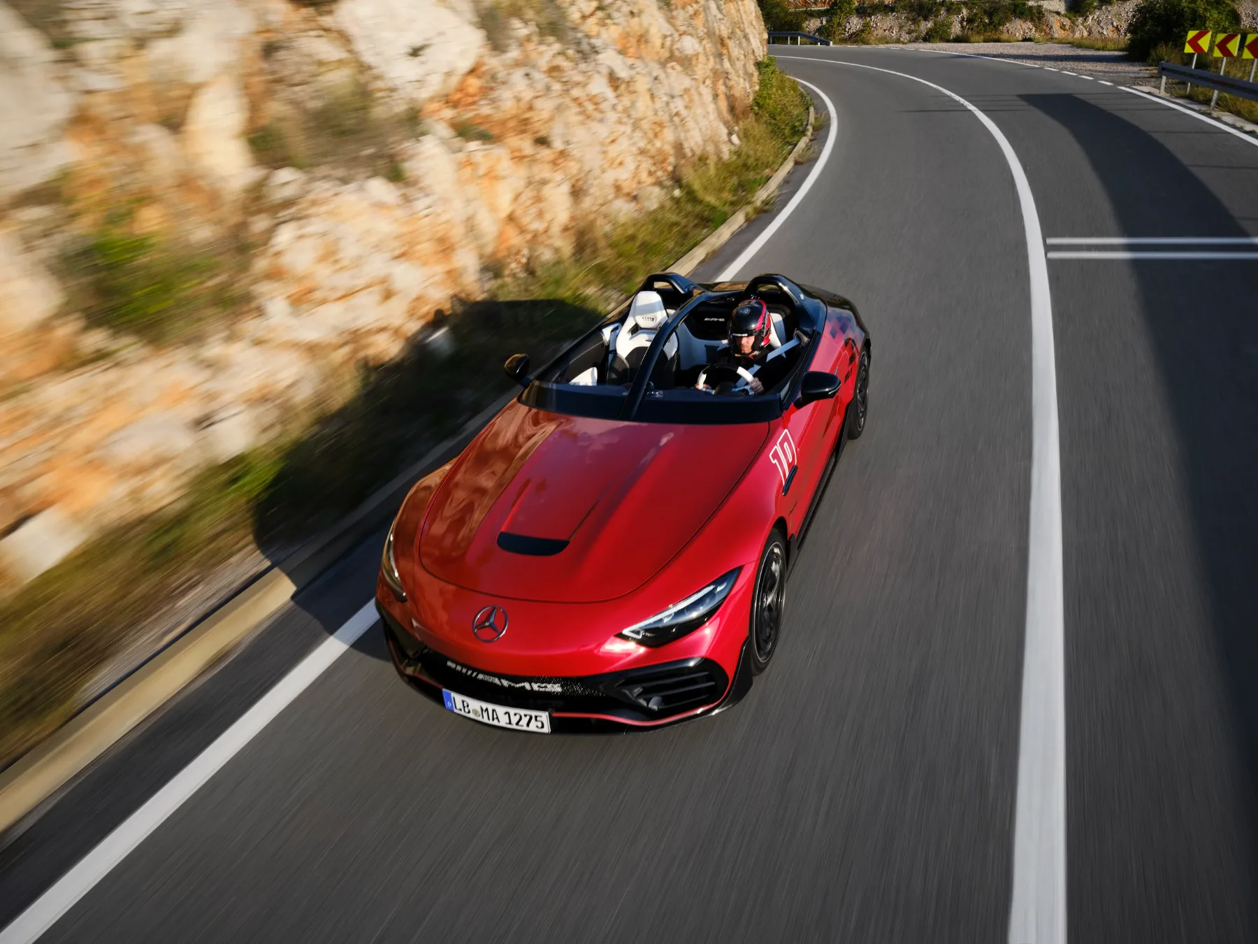 Mercedes-AMG PureSpeed: ko vetra ne ujameš, ker nimaš vetrobranskega stekla