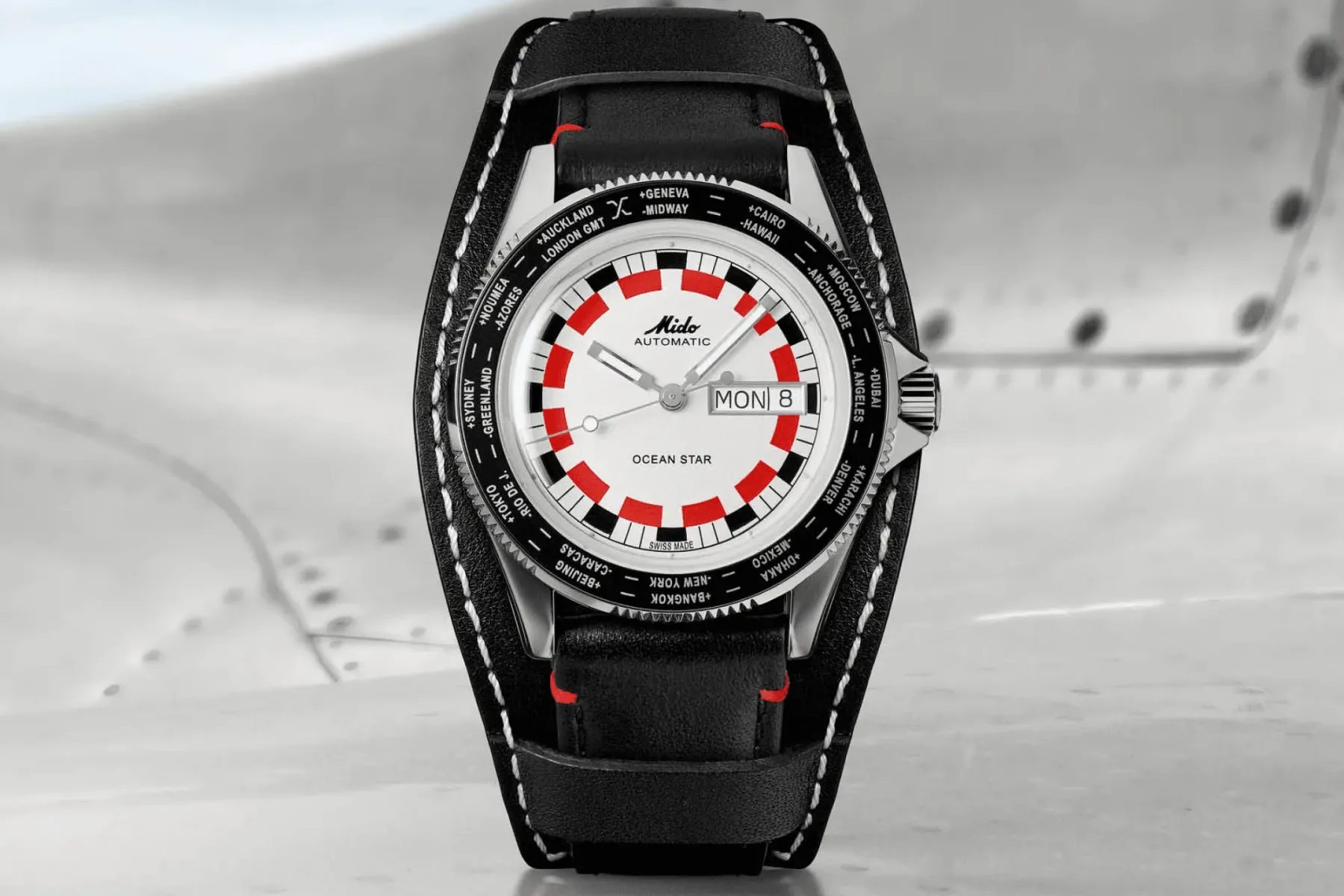 Mido Ocean Star Worldtimer – ena boljših pod 1000 €: Retro popolnost iz 70. let oživi sodobno svetovljansko roko