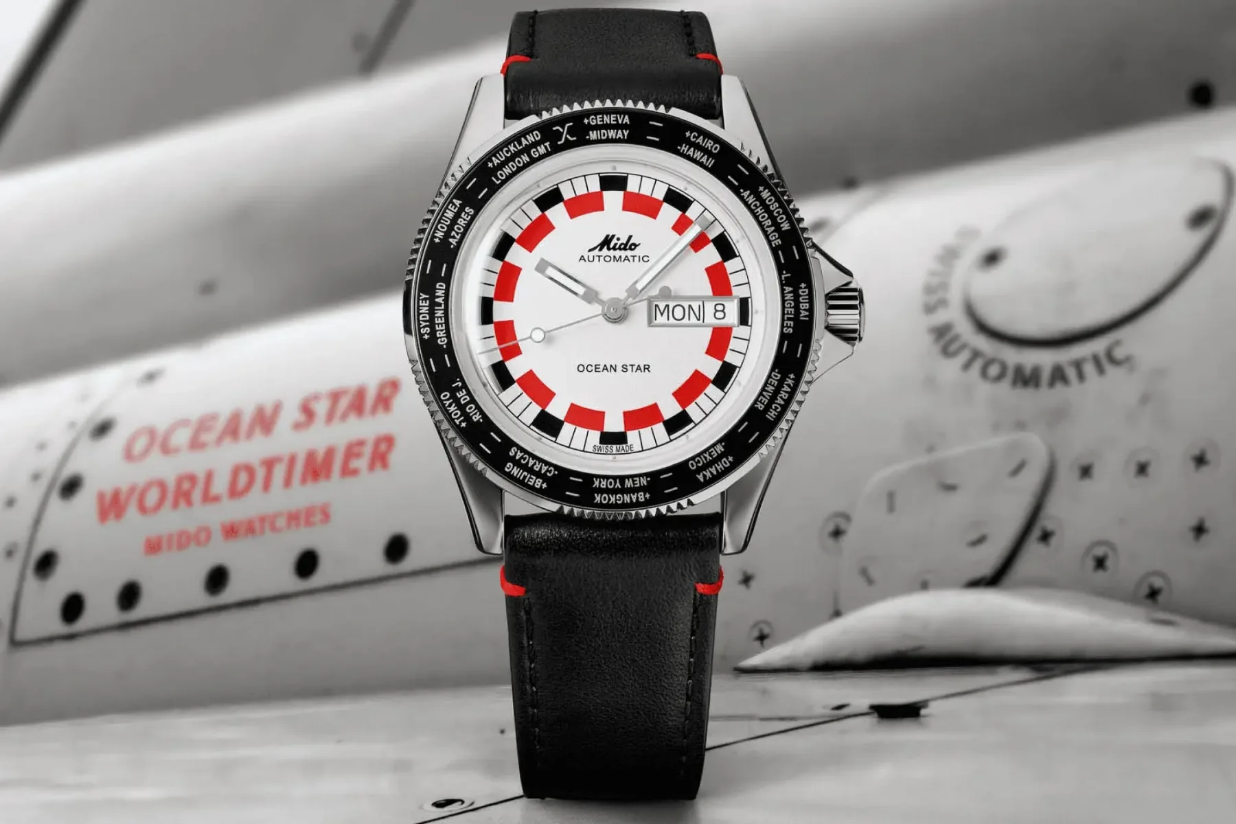 Mido Ocean Star Worldtimer – ena boljših pod 1000 €: Retro popolnost iz 70. let oživi sodobno svetovljansko roko