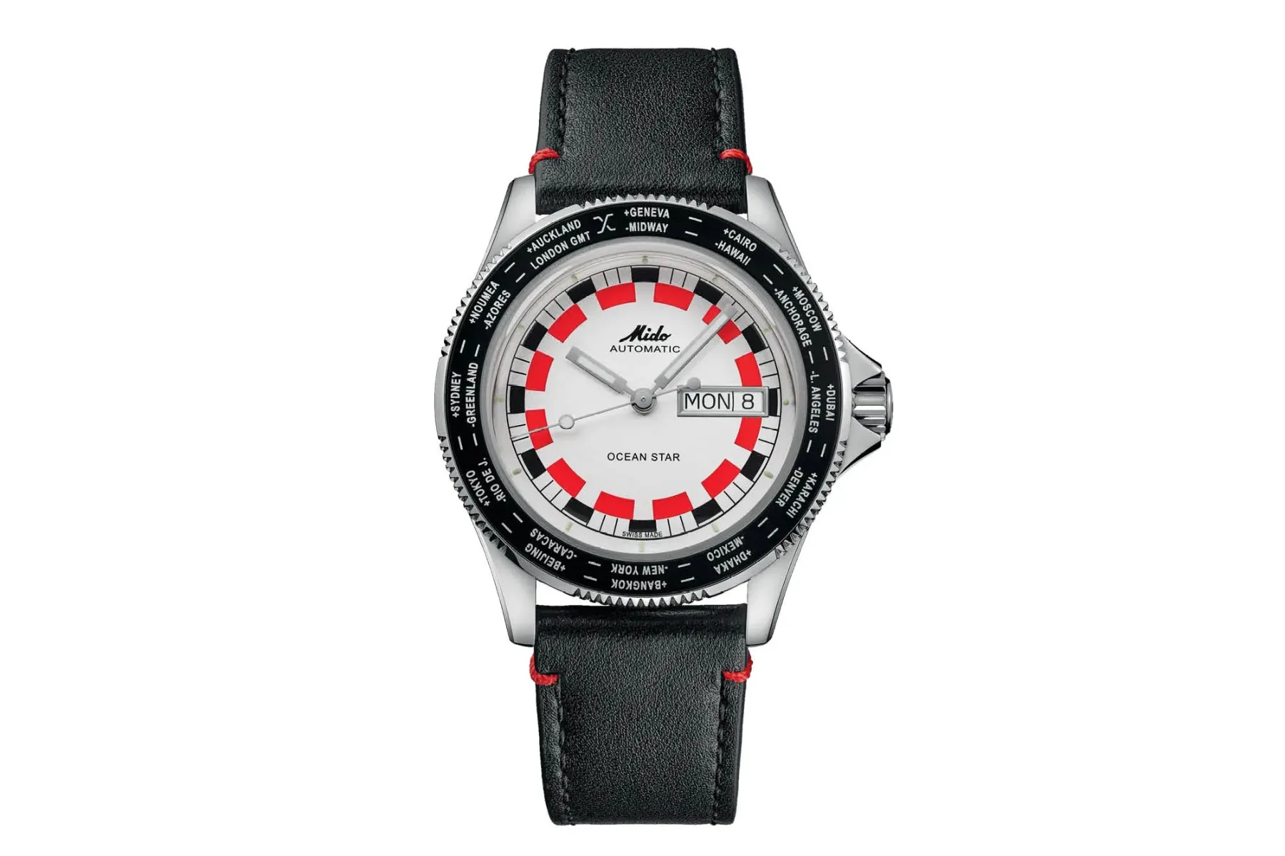 Mido Ocean Star Worldtimer – ena boljših pod 1000 €: Retro popolnost iz 70. let oživi sodobno svetovljansko roko