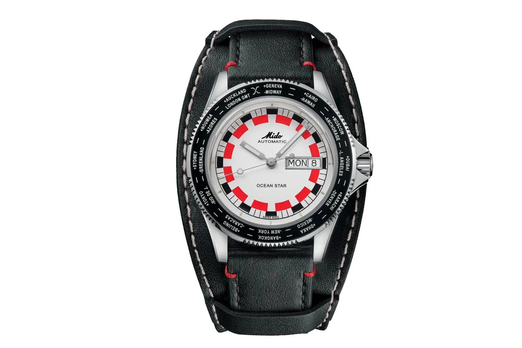 Mido Ocean Star Worldtimer – ena boljših pod 1000 €: Retro popolnost iz 70. let oživi sodobno svetovljansko roko