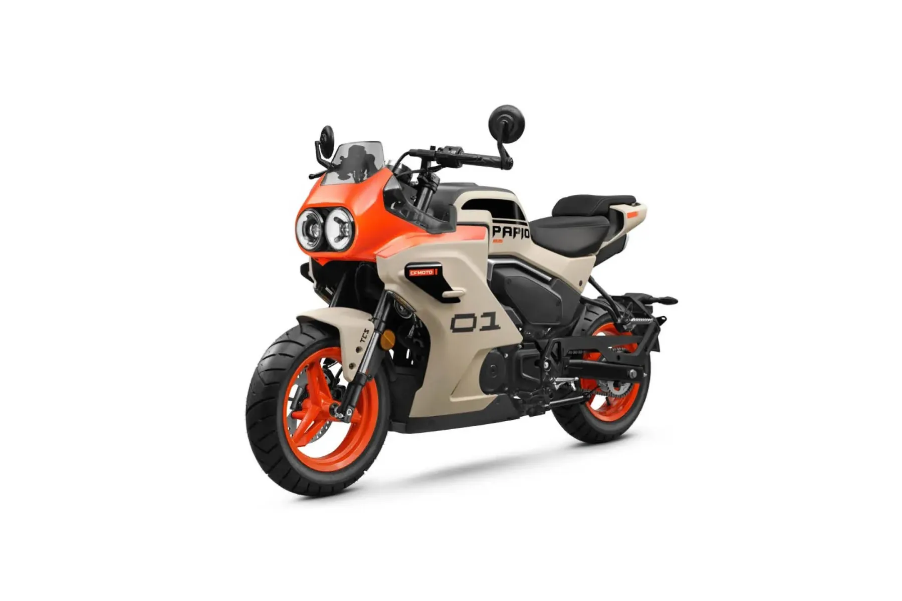 Mini café racer, ki te gleda z velikimi očmi: CFMOTO Papio SS 2026