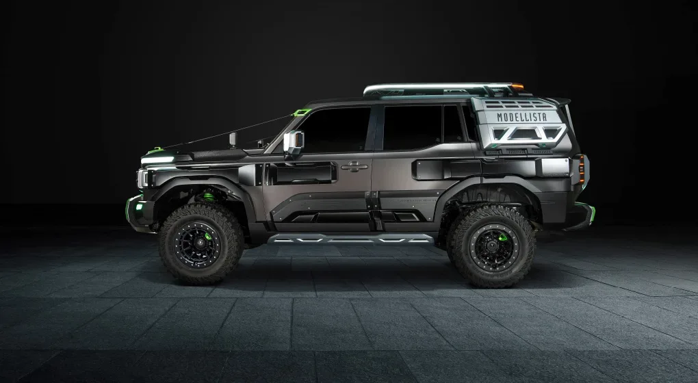 Modellista Overland Vision Concept: Brutalni Cyberpunk pristop k Toyota Land Cruiserju