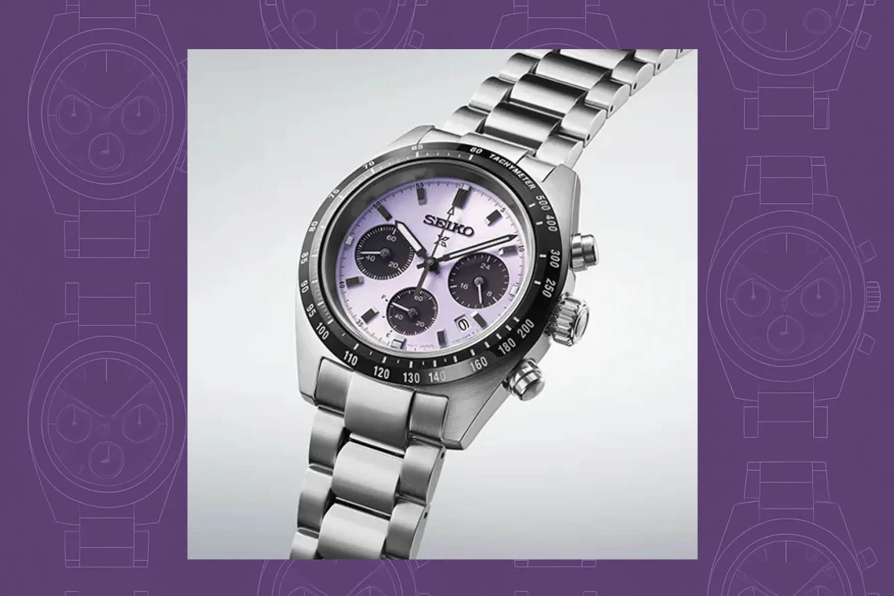 Najboj poceni, najboj redka Seiko: Seiko osvaja prestol vijolične z Seiko Speedtimer SSC955 Edo Purple