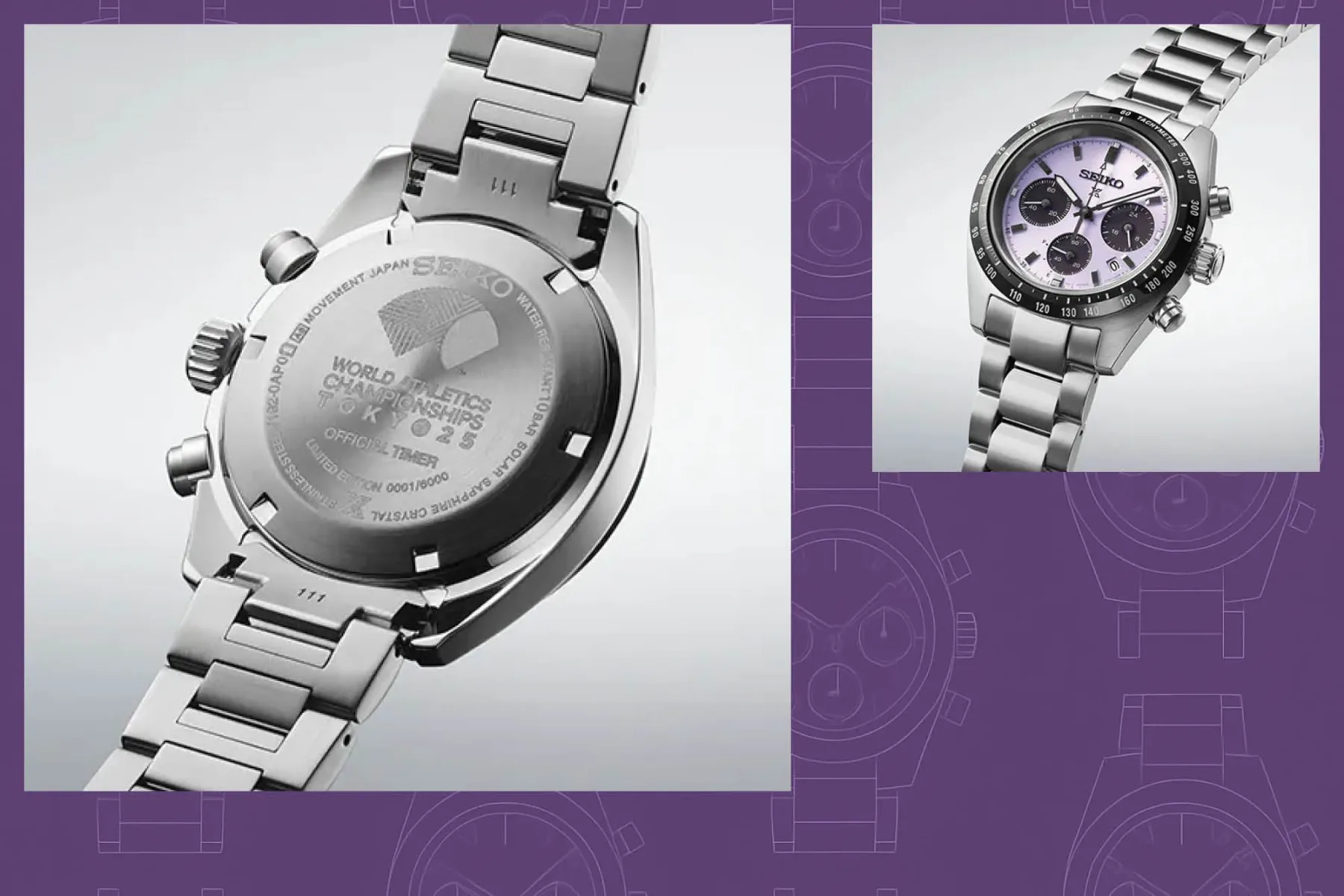 Najboj poceni, najboj redka Seiko: Seiko osvaja prestol vijolične z Seiko Speedtimer SSC955 Edo Purple