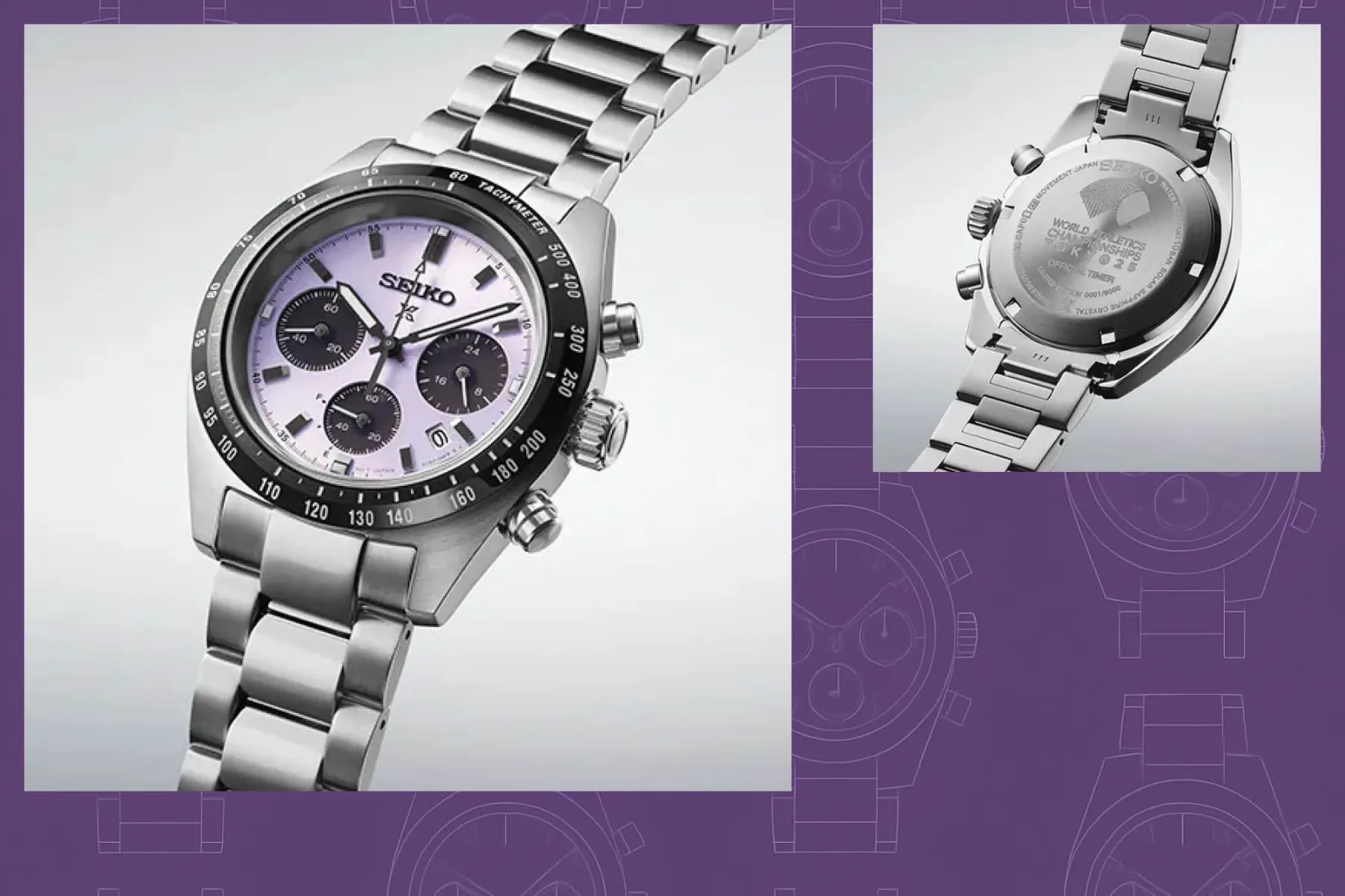 Najboj poceni, najboj redka Seiko: Seiko osvaja prestol vijolične z Seiko Speedtimer SSC955 Edo Purple