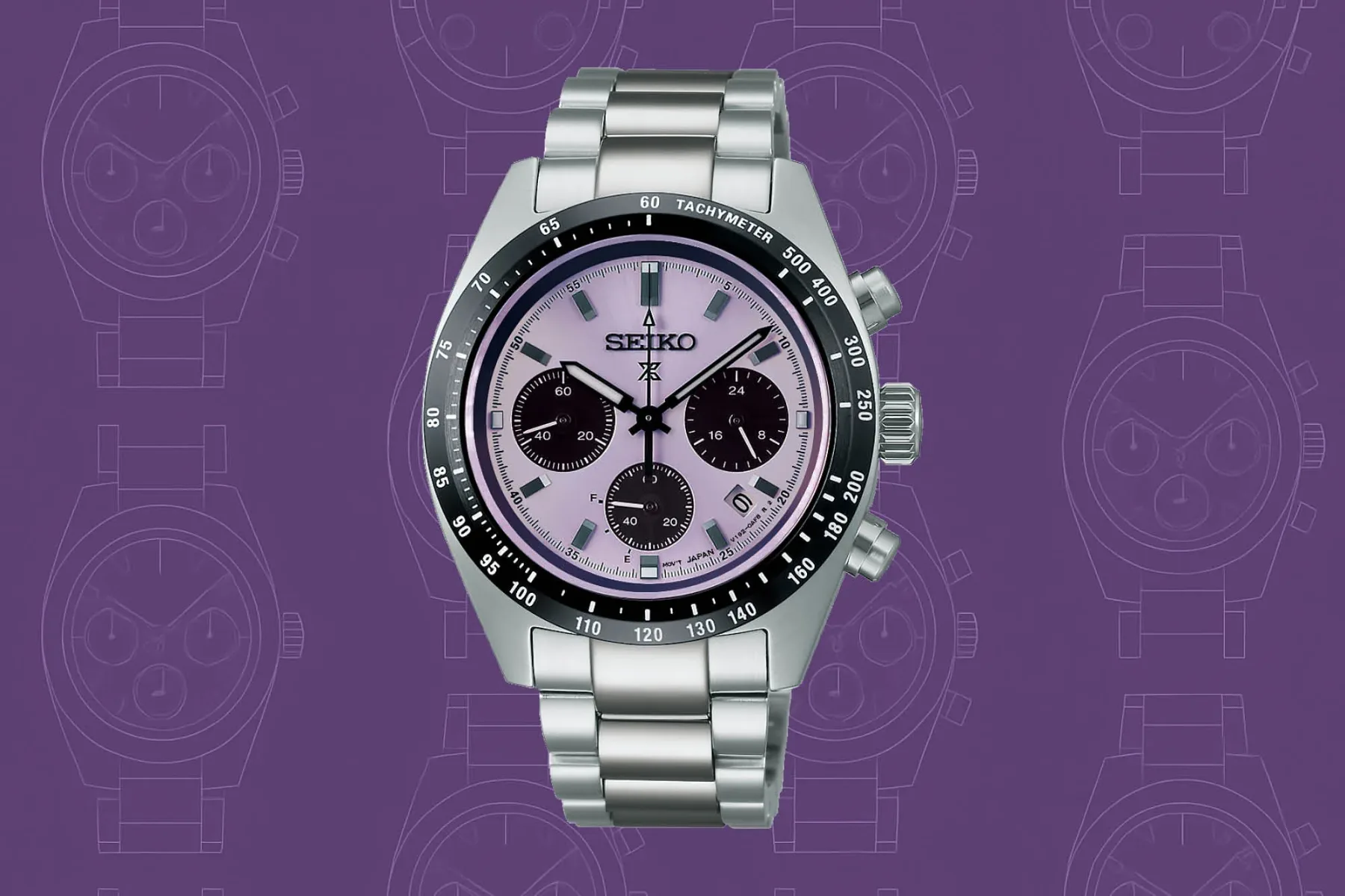 Najboj poceni, najboj redka Seiko: Seiko osvaja prestol vijolične z Seiko Speedtimer SSC955 Edo Purple
