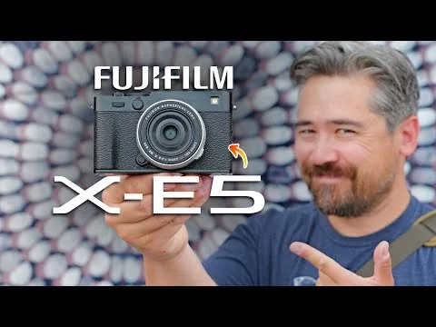 Najbolj modna kamera leta 2025 Fujifilm X-E5: Retro eleganca s pridihom prihodnosti