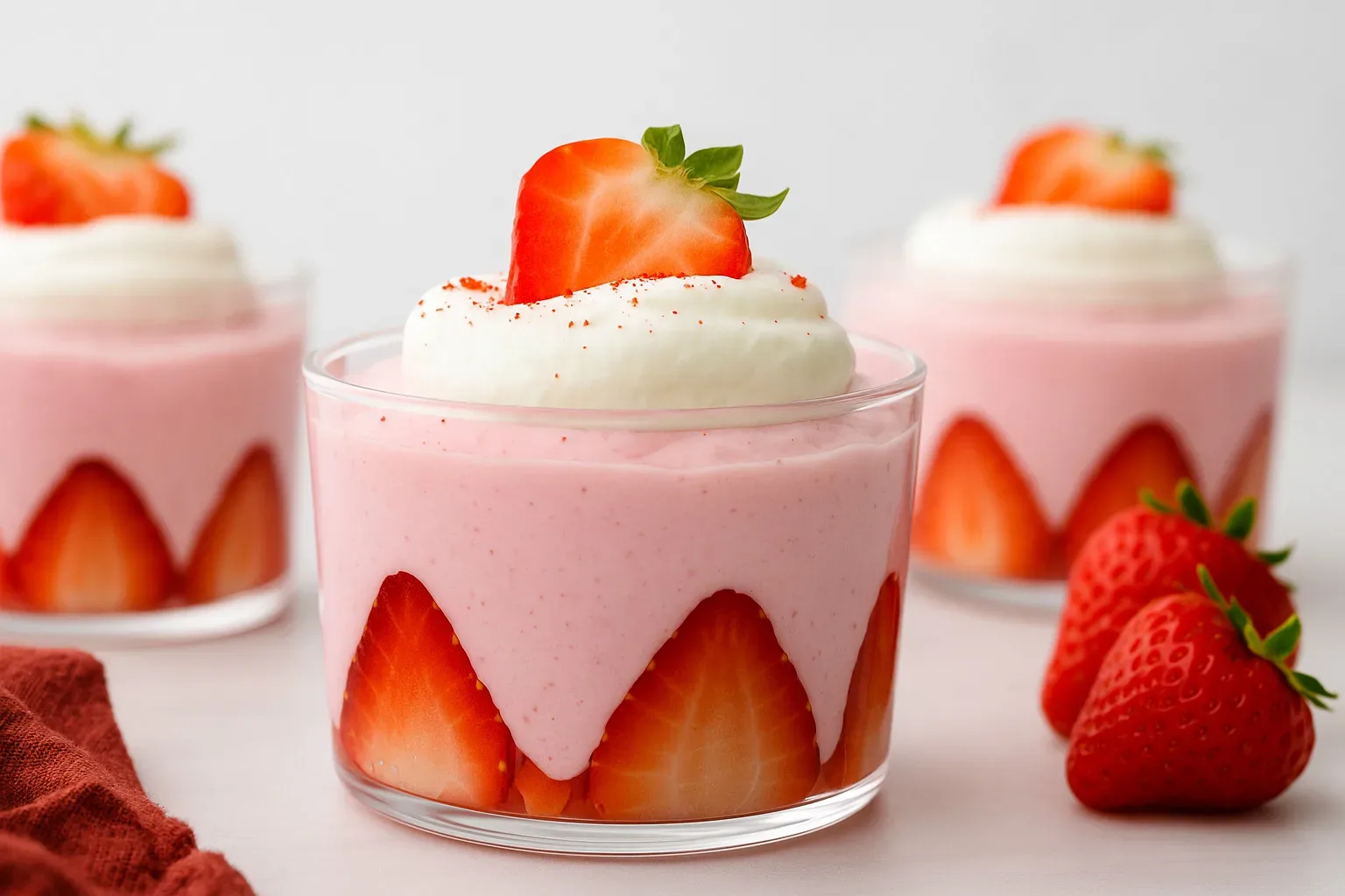 Najbolj preprost recept za domači jagodni mousse: 100 % brez peke, 100 % užitek – sladica, ki zasvoji!