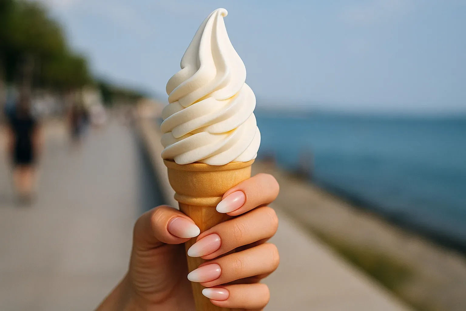 Najbolj trendi manikura za poletje 2025: “Soft serve nohti” so kot sladoled za tvoje prste