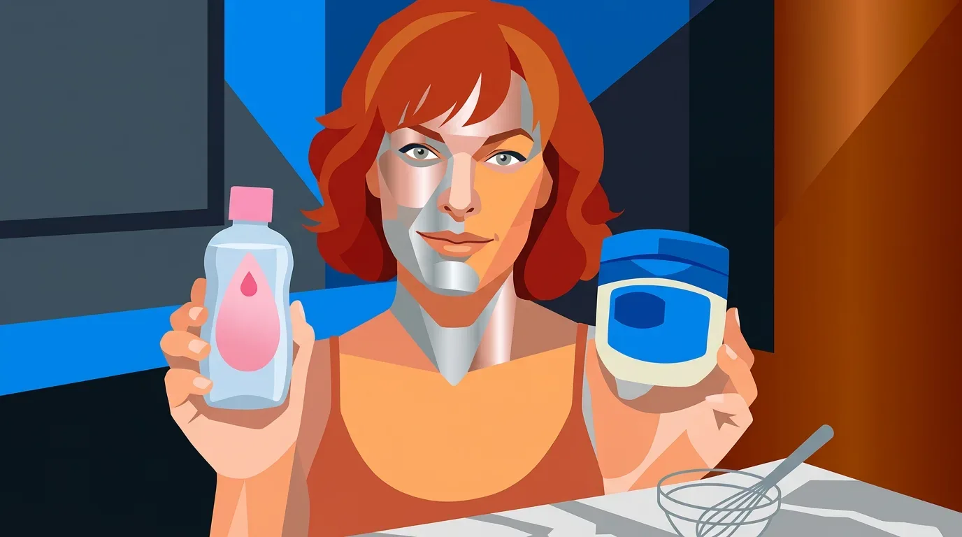 To je doma narejena anti-age nočna krema, ki deluje kot botoks: Vaseline + Johnson Baby Oil