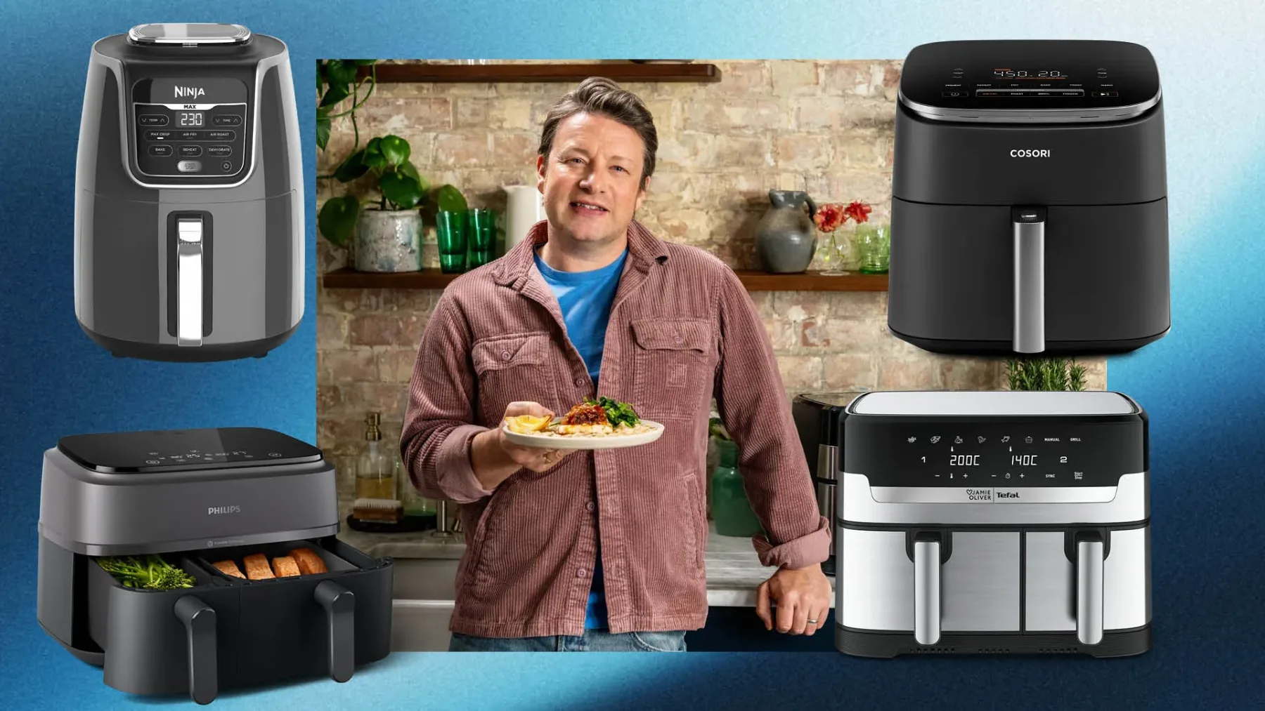 Najboljši air fryerji 2025: kateri vam prihrani največ časa in kalorij – in na katerega prisega Jamie Oliver?