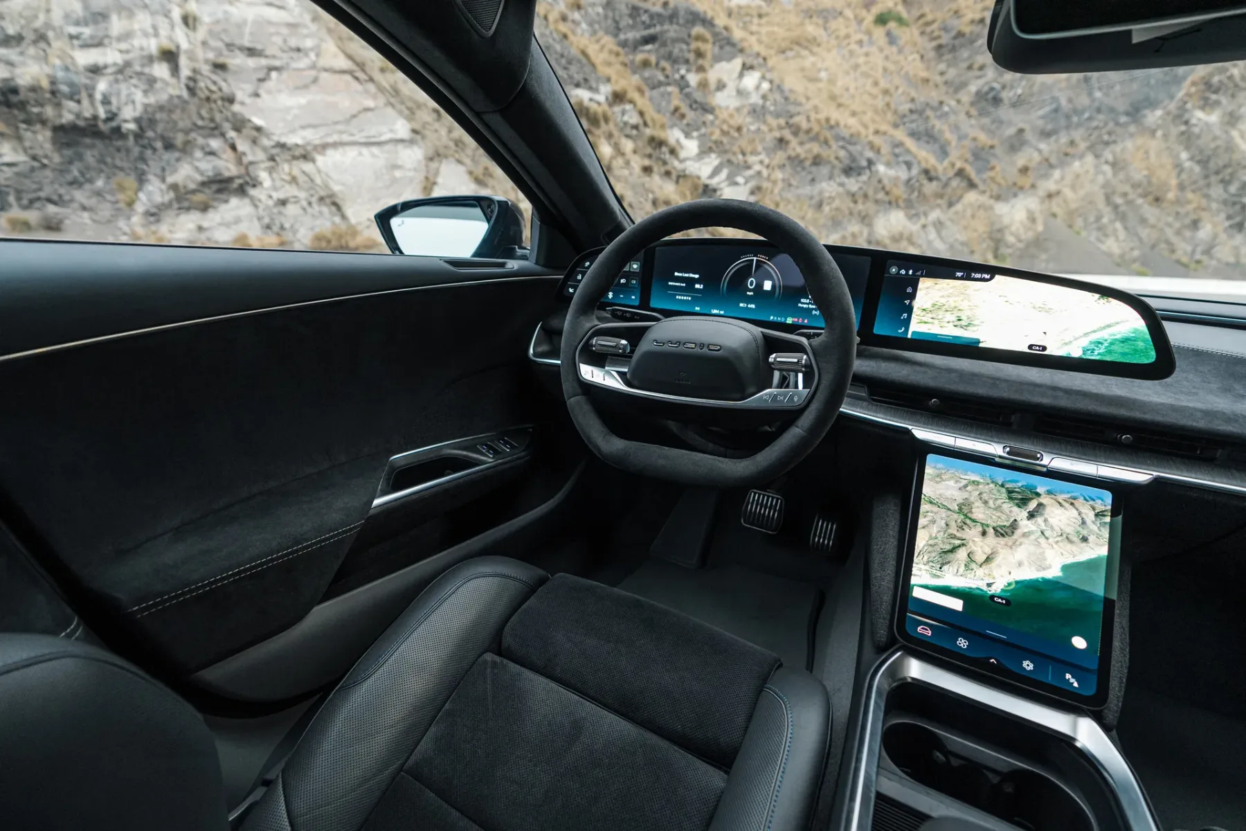 Najhitrejše blindirano oklepno vozilo na svetu: Lucid Air Sapphire predelovalca U.S. Armor Group