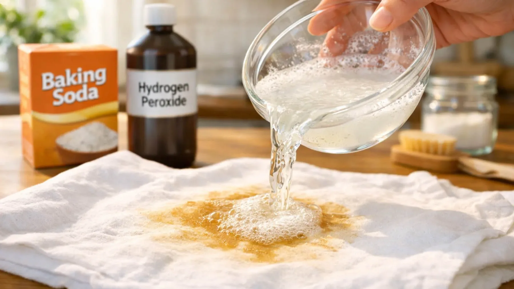 Najmočnejše domače čistilo proti madežem: Recept, ki nadomesti OxiClean in vas bo stal manj kot 1 evro