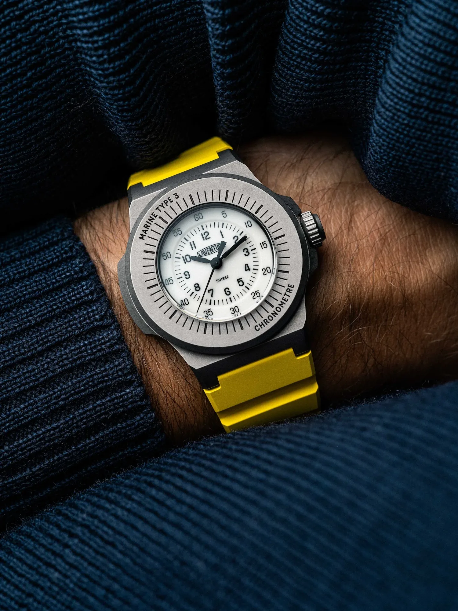 Neverjetno lepa – Laventure Marine Type 3 Chronometer: Titanov orjak, ki je preveč kul za eleganco