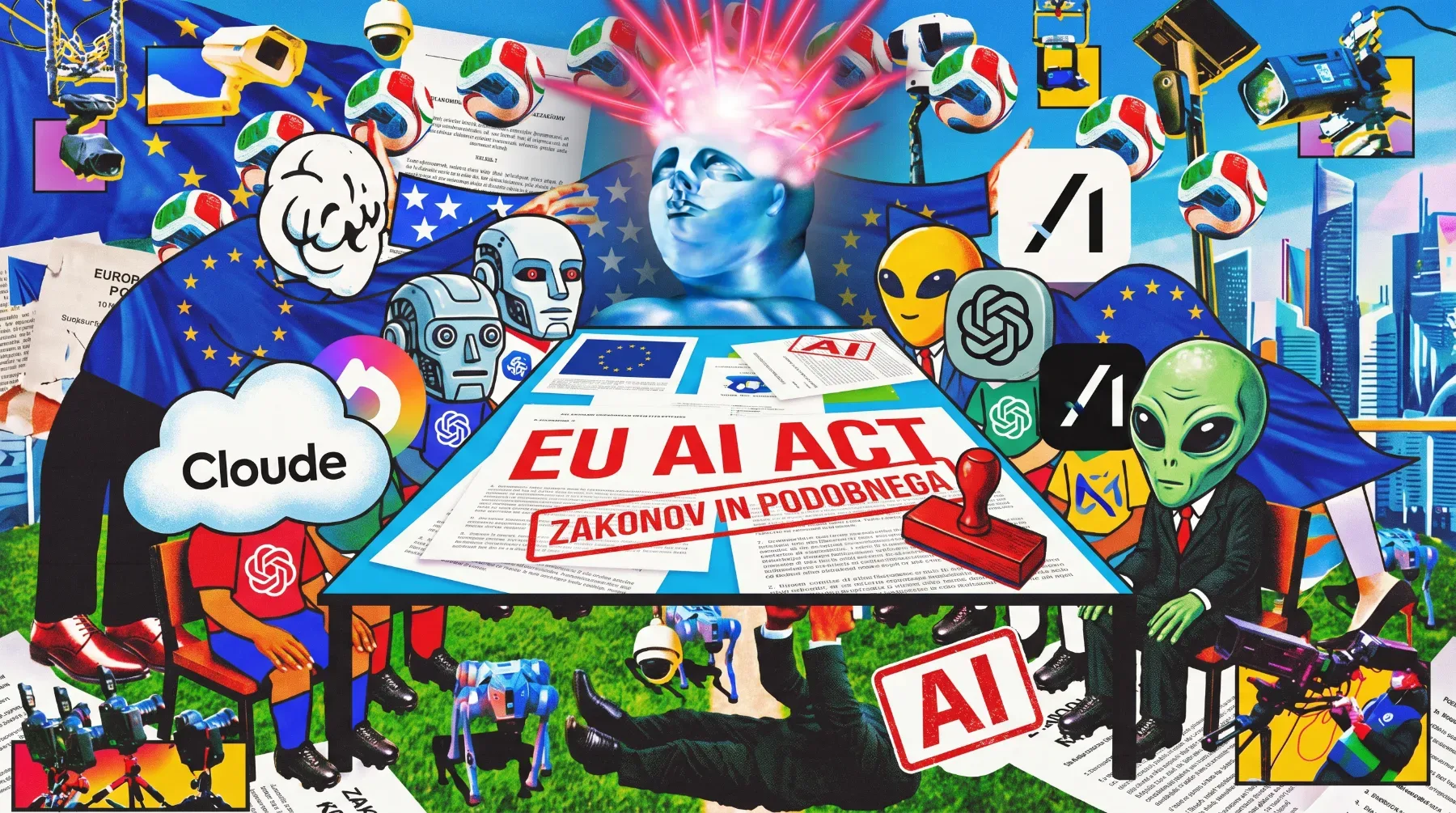 Nevidni vodni žigi na umetni inteligenci: Kako so programerji v štirih urah ponižali EU birokracijo in Anthropic