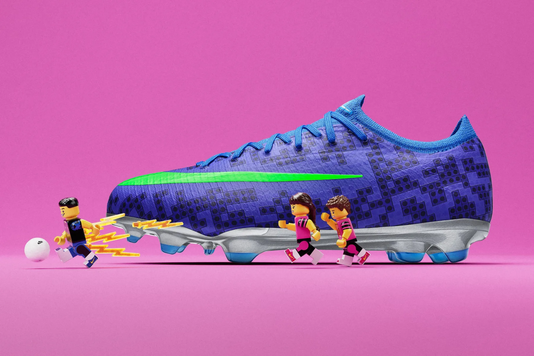 Nike x LEGO: nogometna kolekcija za otroke, ki igrajo hitreje, glasneje in bolj divje (2026)