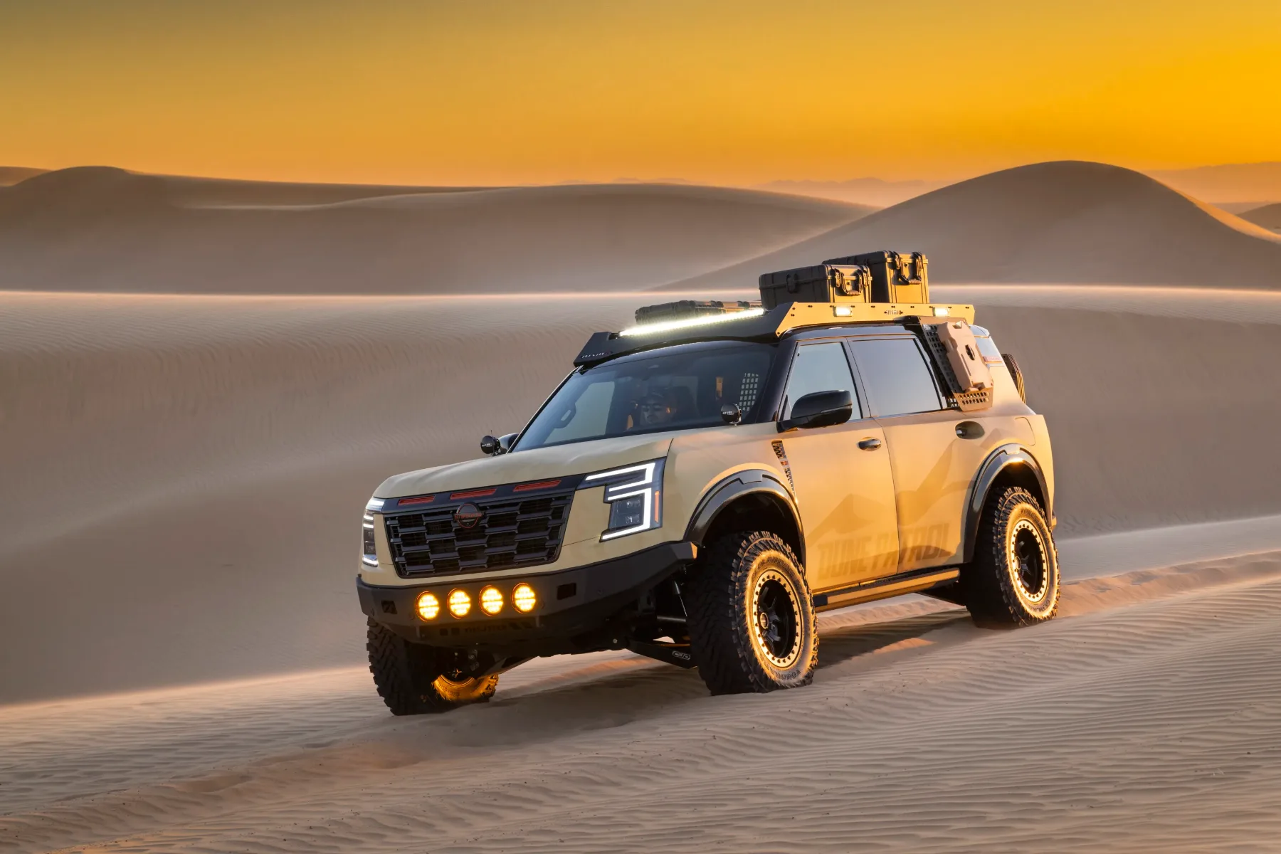 Nissan Armada Dune Patrol: Puščavski tank z NISMO srcem, ki bi z veseljem prevozil tudi vašega tastovega karavana