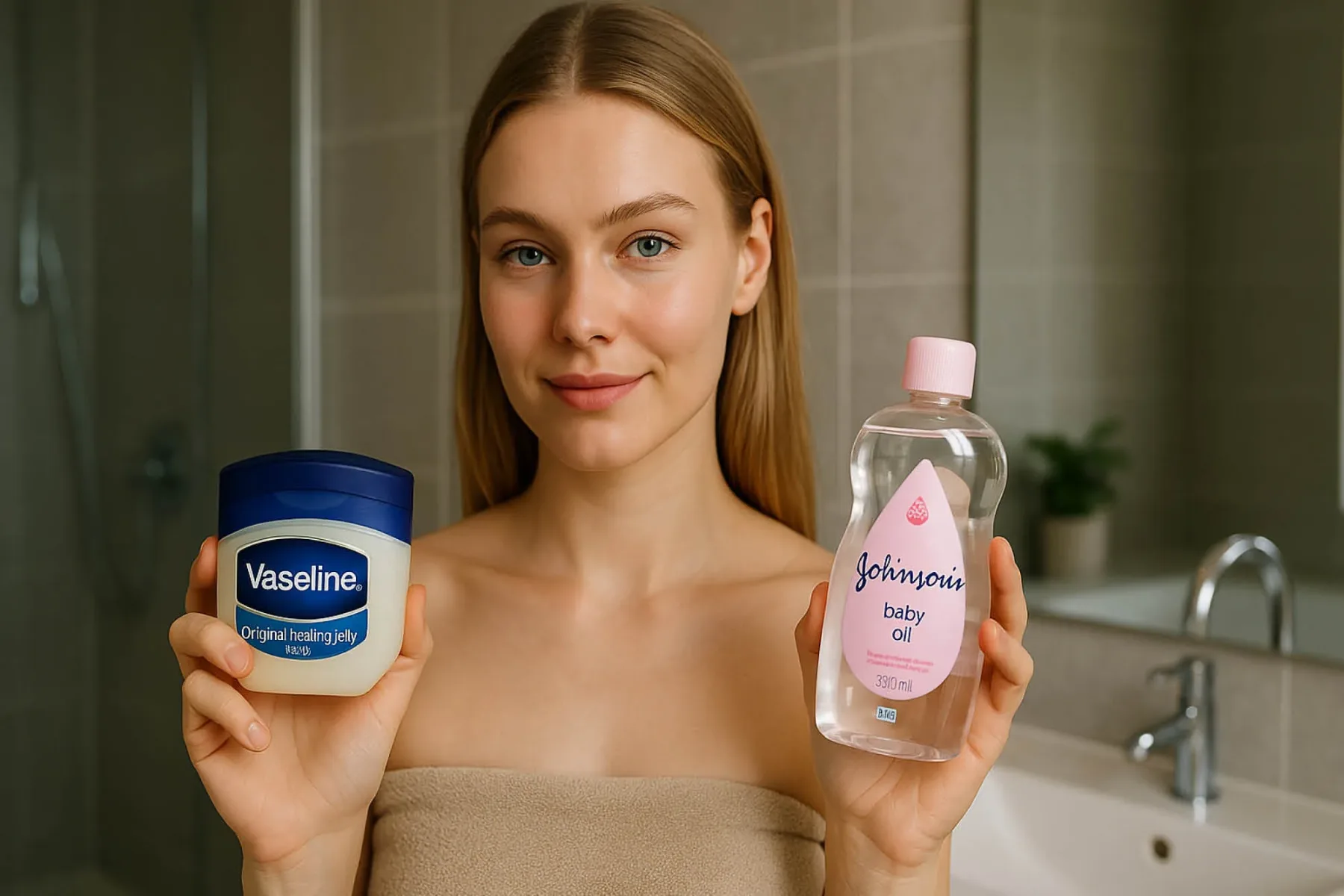 Nočna anti-age krema z vazelinom in otroškim oljem: Skrivnost, ki je bližje vaši kopalnici kot luksuznemu spa-ju