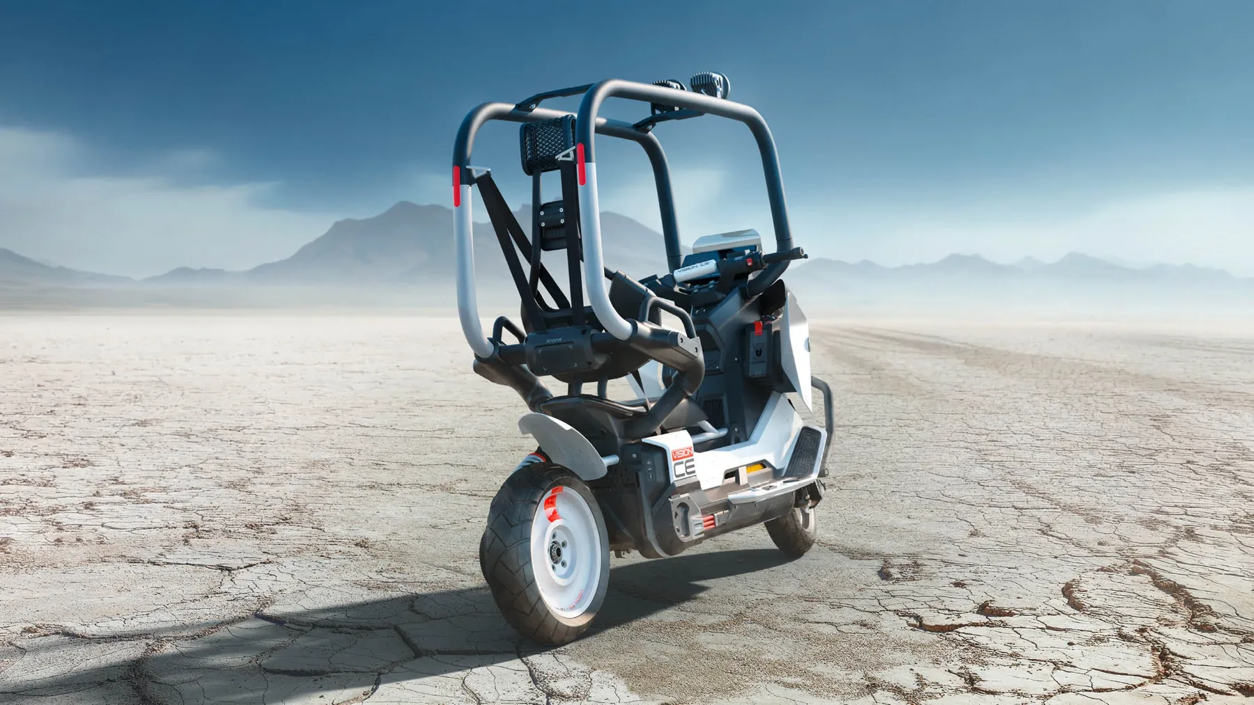 Novi BMW Motorrad Vision CE: Električni skuter brez čelade, ki vas bo popeljal v prihodnost urbane vožnje