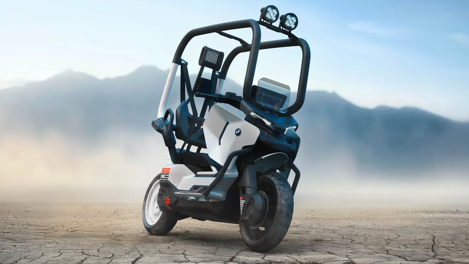 Novi BMW Motorrad Vision CE: Električni skuter brez čelade, ki vas bo popeljal v prihodnost urbane vožnje