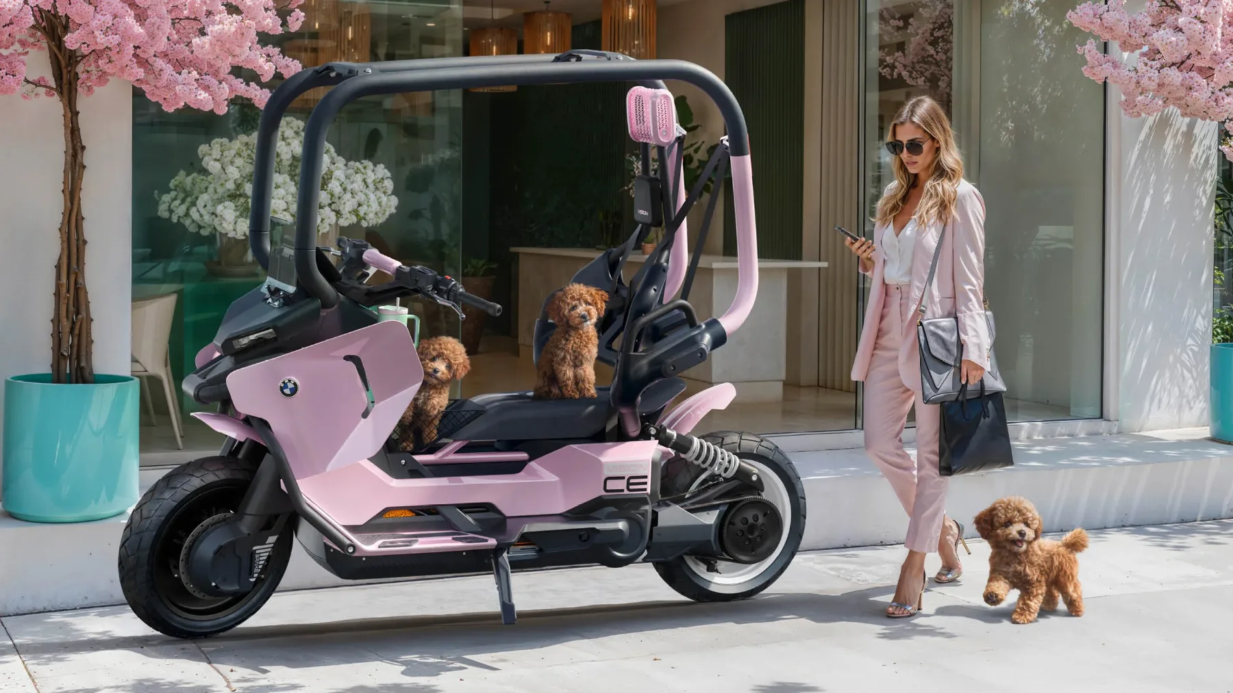 Novi BMW Motorrad Vision CE: Električni skuter brez čelade, ki vas bo popeljal v prihodnost urbane vožnje