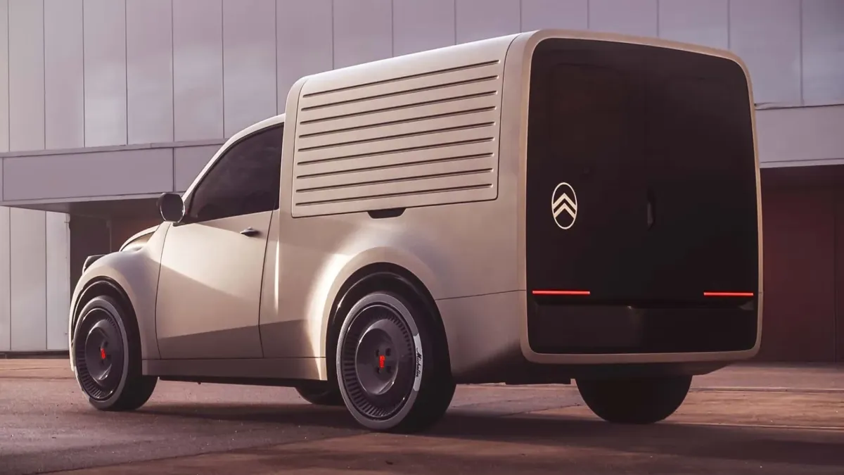 Novi Citroën 2CV Fourgonnette Concept: Legendarna »škatla« se vrača kot popolni električni šarmer – slika 5