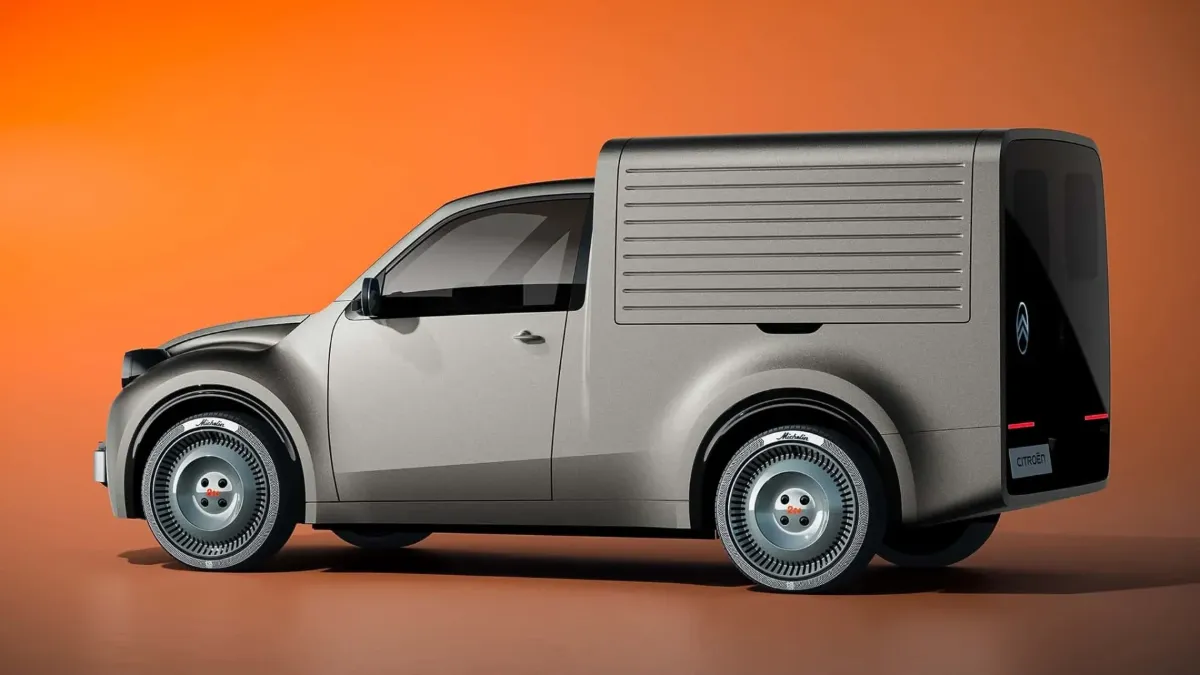 Novi Citroën 2CV Fourgonnette Concept: Legendarna »škatla« se vrača kot popolni električni šarmer – slika 3