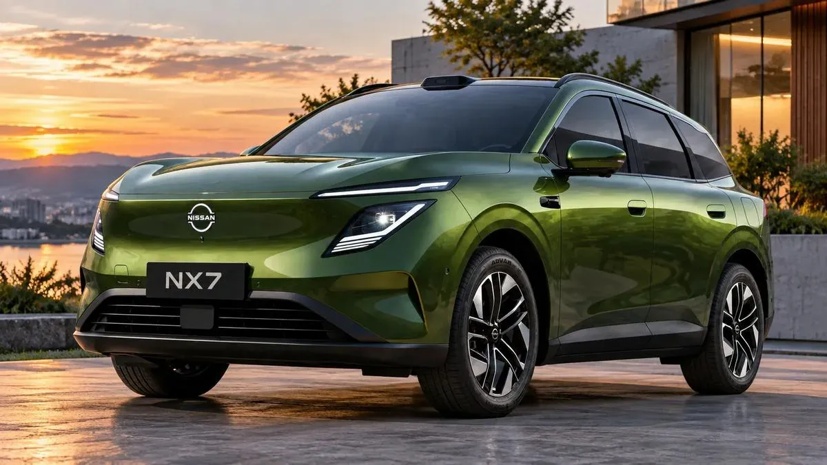 Novi Dongfeng Nissan NX7: Pametni hibridni SUV s tehnologijo LiDAR, ki obljublja teden dni vožnje brez kapljice bencina – slika 1