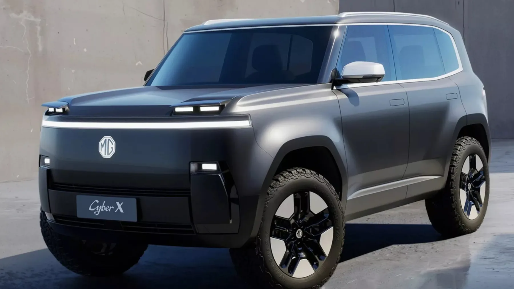 Novi MG CyberX – električni SUV, ki oživlja duh Land Cruiserja in Ferrari Testarosse