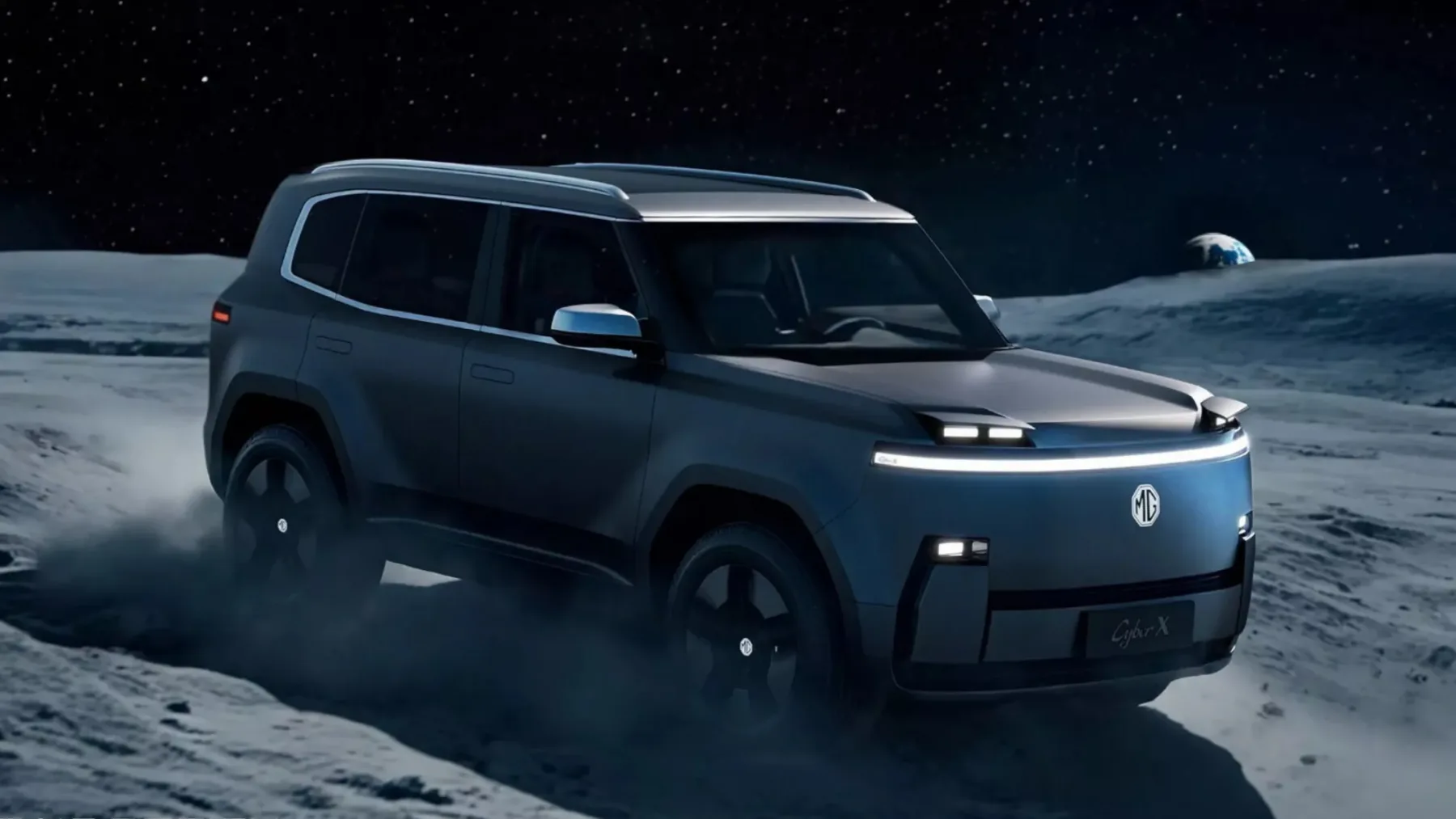 Novi MG CyberX – električni SUV, ki oživlja duh Land Cruiserja in Ferrari Testarosse