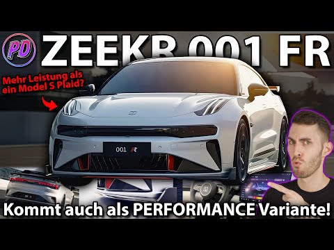 Novi Zeekr 001 FR: je boljši kot Tesla Model S Plaid s kar 1.265 konjskimi močmi