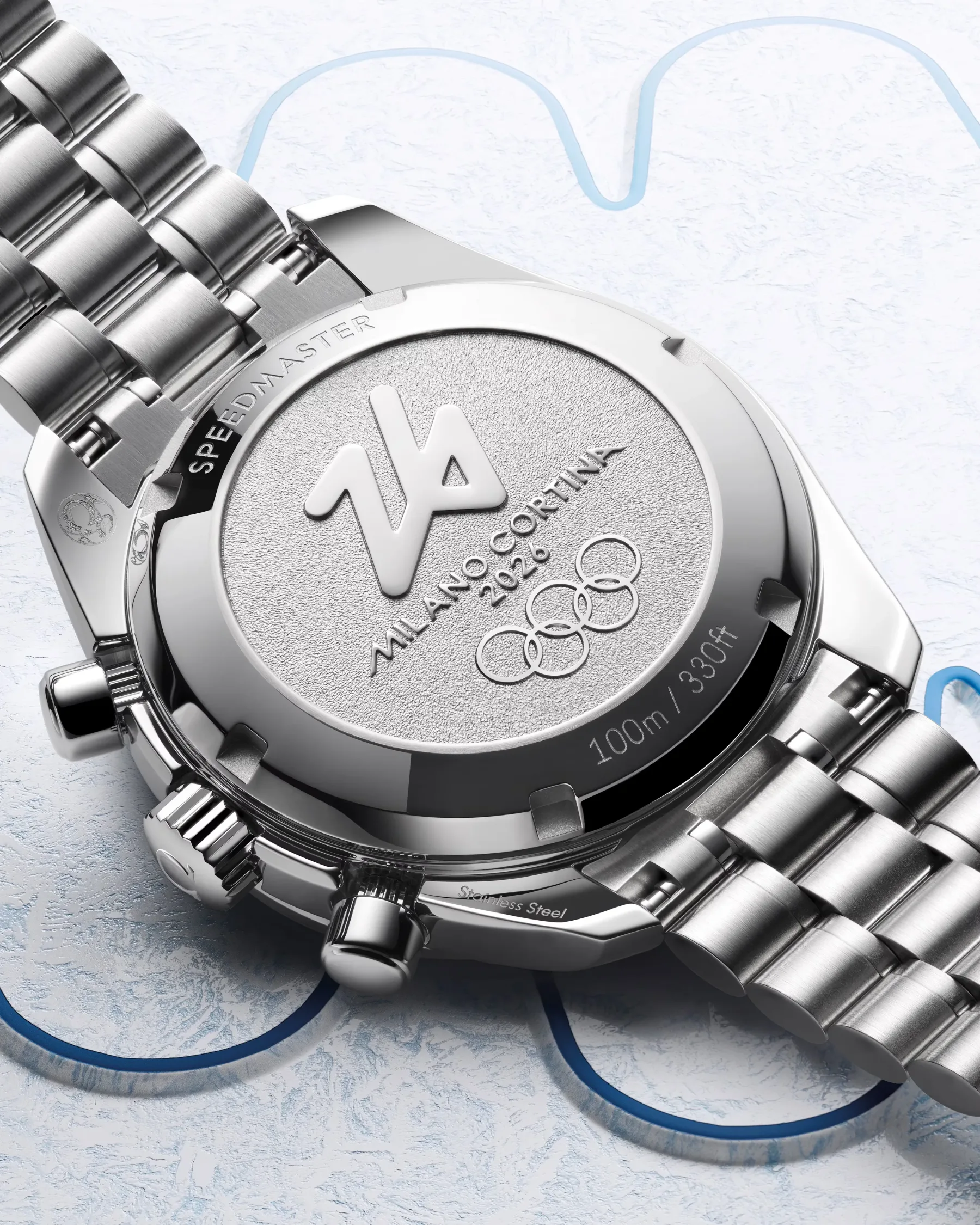 Omega Speedmaster Milano Cortina 2026: Zimska olimpijska eleganca na vašem zapestju