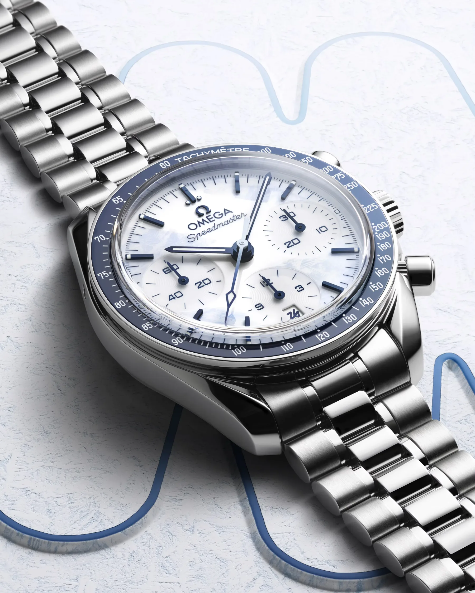Omega Speedmaster Milano Cortina 2026: Zimska olimpijska eleganca na vašem zapestju