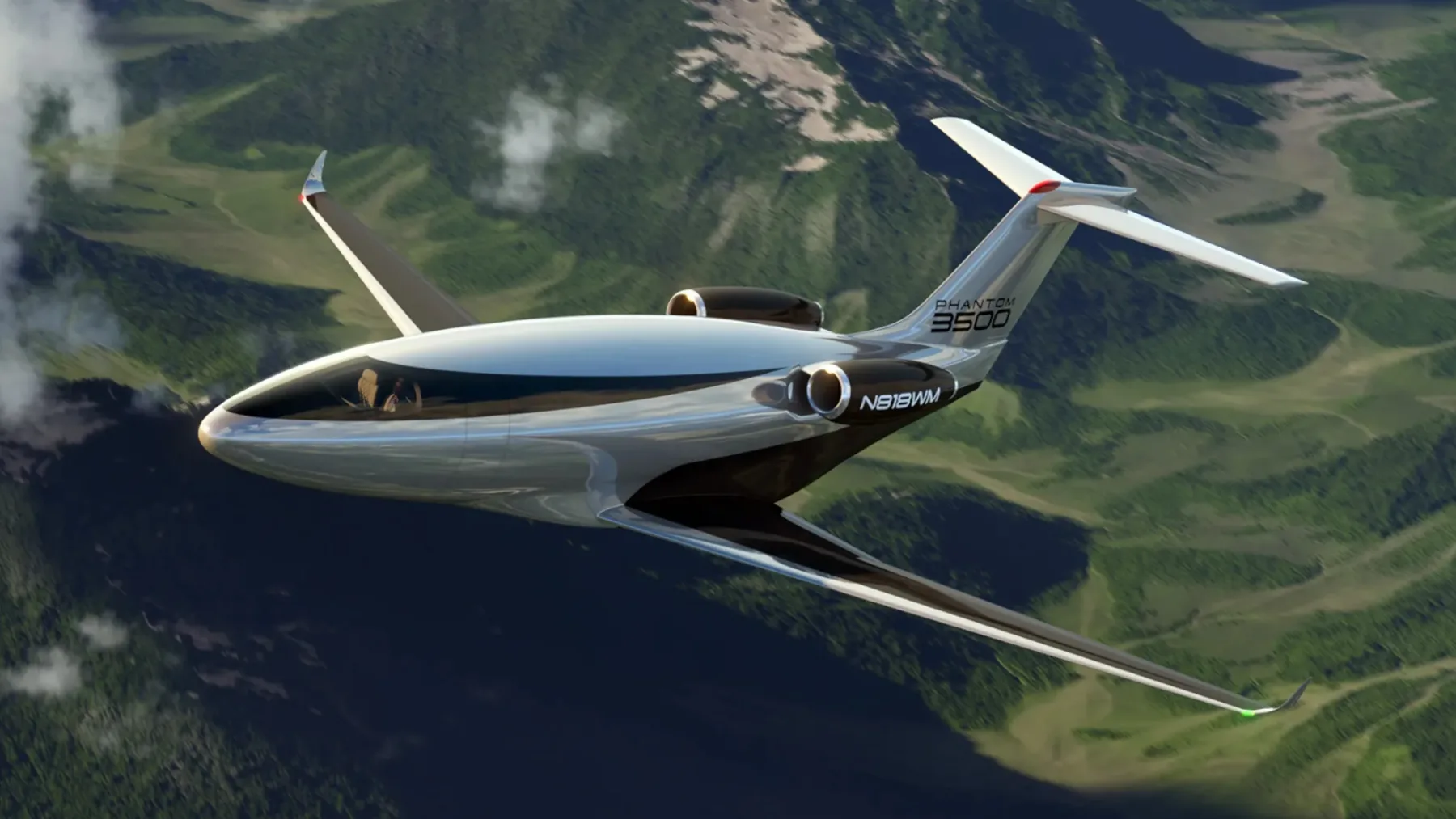 Otto Aviation Phantom 3500: Letalo brez oken, ki je videti kot iz prihodnosti (in morda res je)