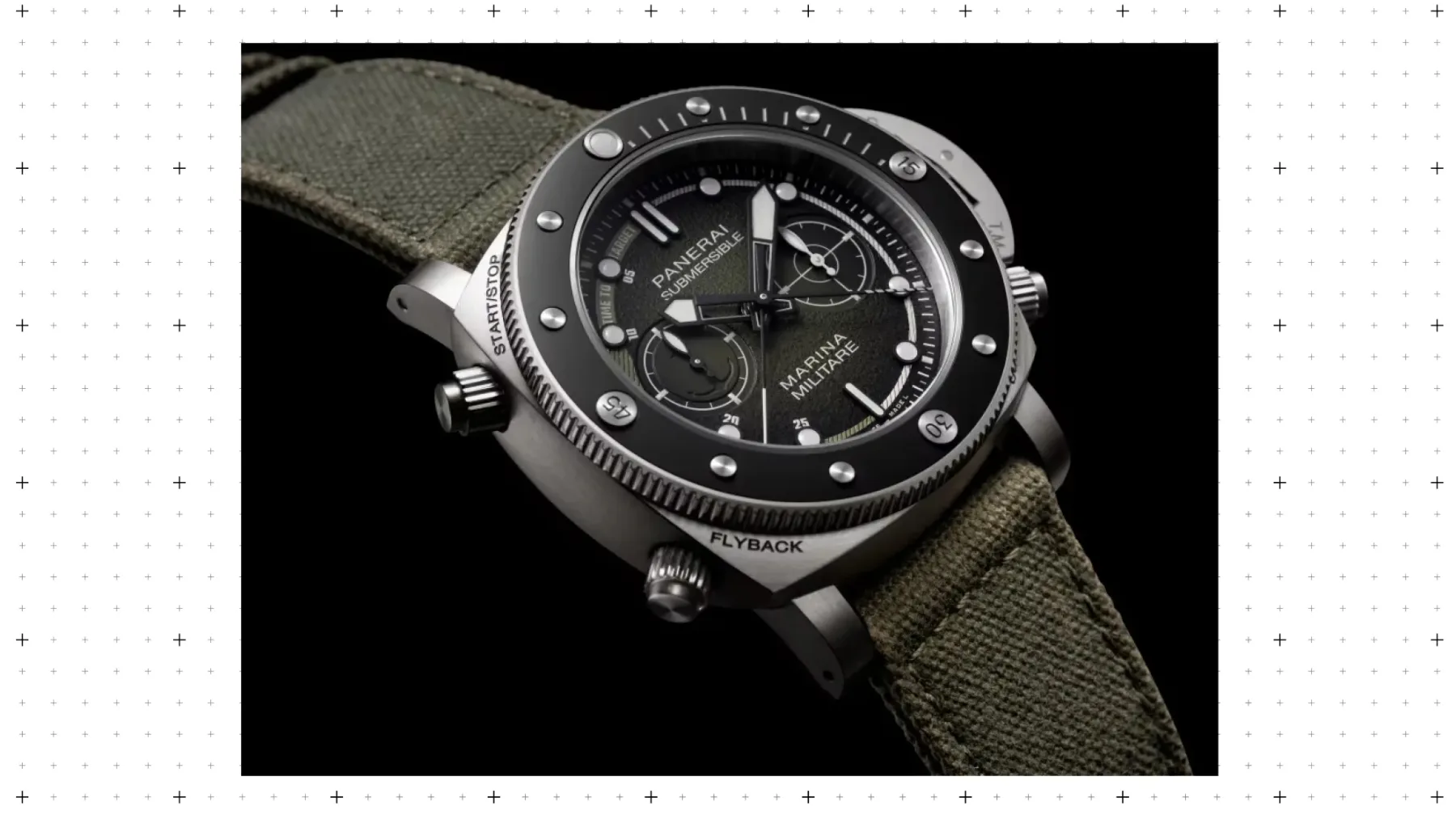 Panerai lansiral 500-metrsko potapljaško uro – Submersible Marina Chrono Militare Experience Edition, ki vas posedi za krmilo vojaškega helikopterja