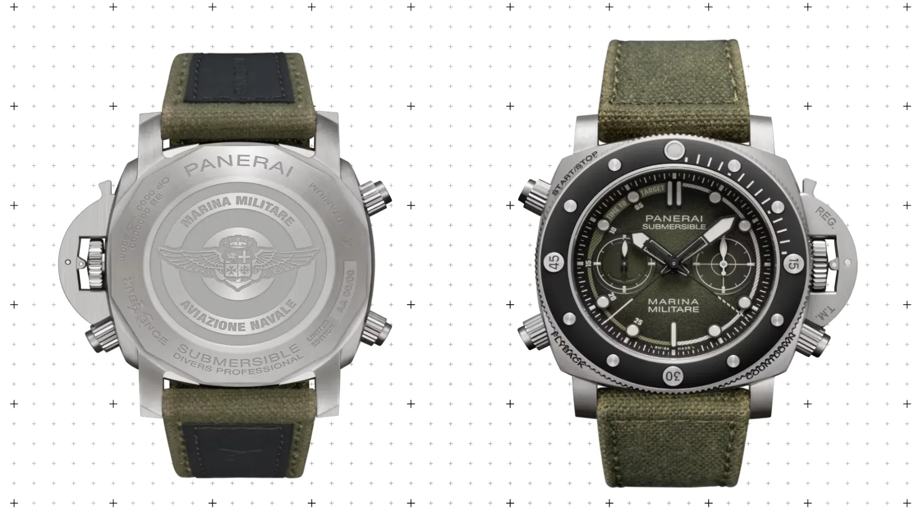Panerai lansiral 500-metrsko potapljaško uro – Submersible Marina Chrono Militare Experience Edition, ki vas posedi za krmilo vojaškega helikopterja