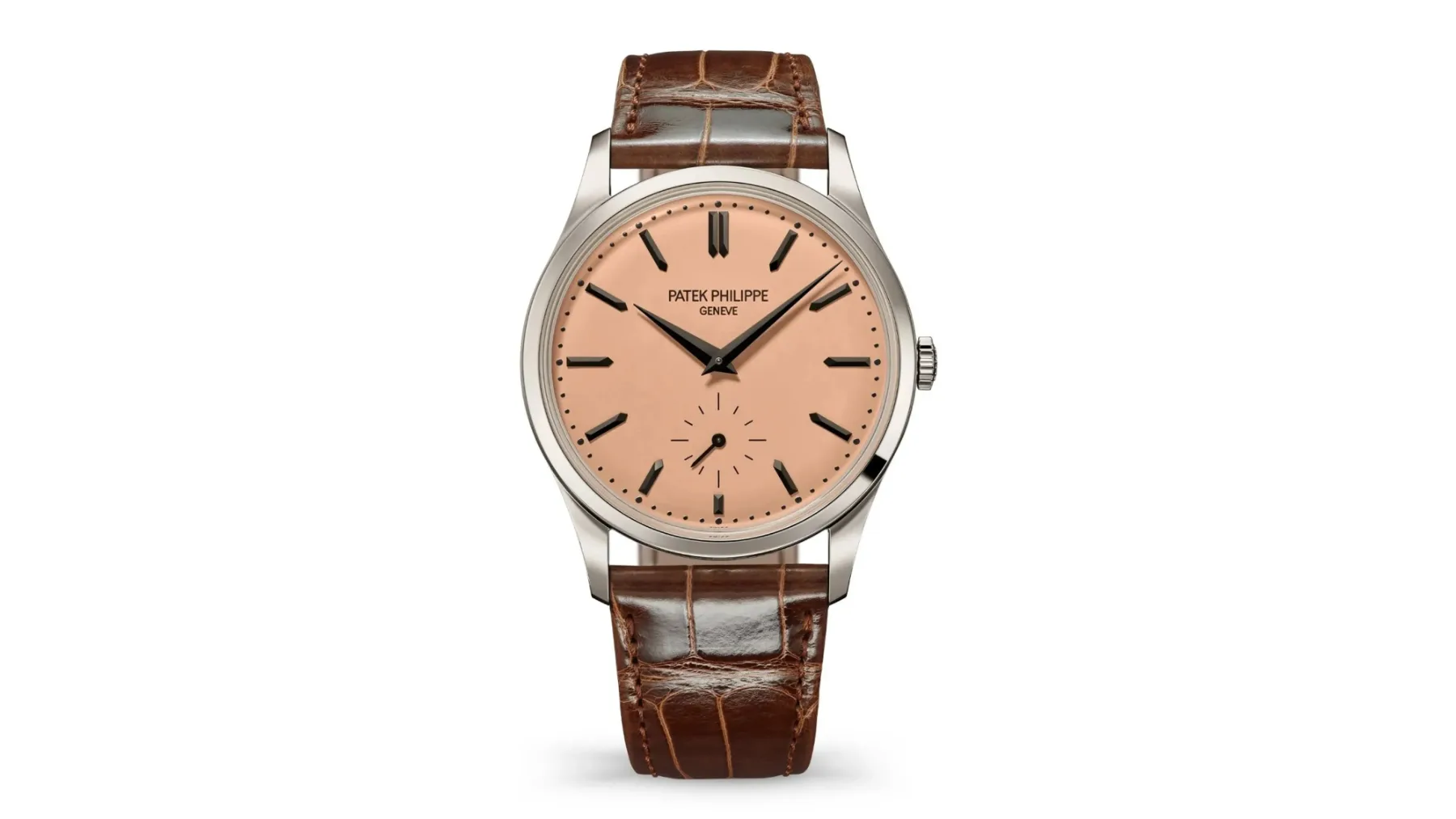 Patek Philippe Calatrava 6196P: Mehanska poezija v platini in rožnatem sijaju