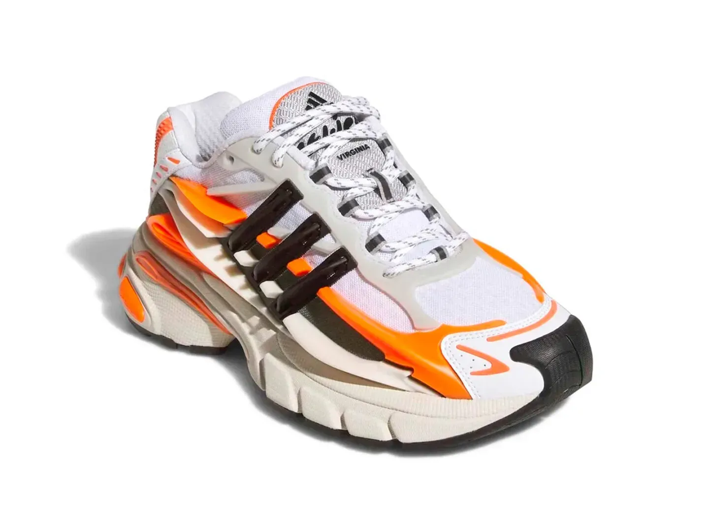 Pharrell x adidas predstavljata supergo Adistar Jellyfish v oranžni barvi, ki prihaja pod znamko VIRGINIA